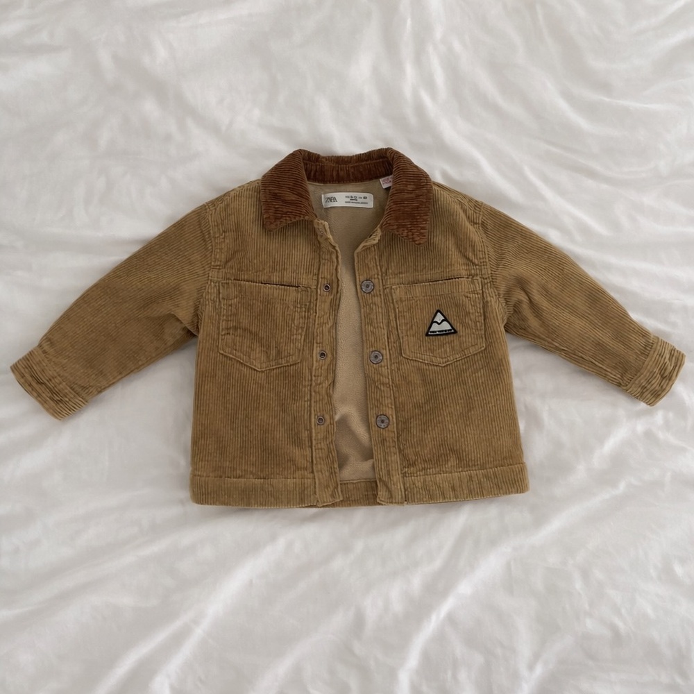 Zara Tan Corduroy Jacket